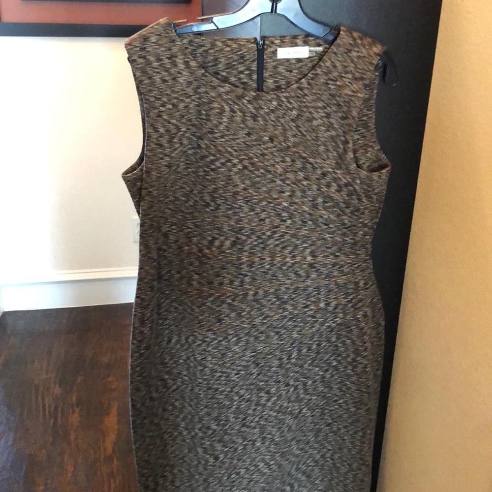 Calvin Klein brown dress. Size 12.